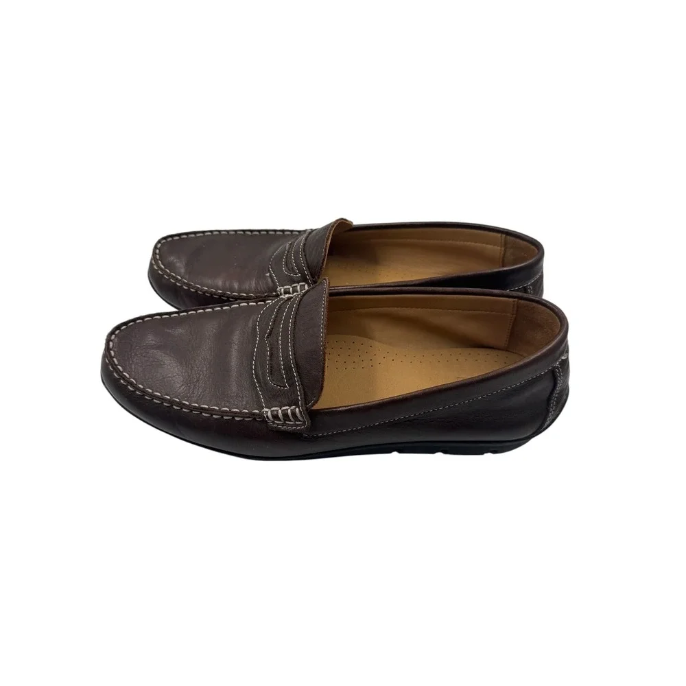 FootJoy Club Casuals Dark Brown Leather Penny Loafers 79064 Mens 11 M